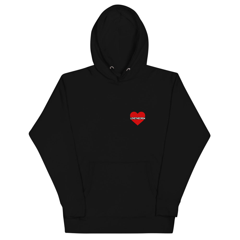Hoodie LogoHeart w Crew Jargon LOVE THE CREW